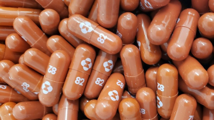 Capsules of the experimental anti-Covid drug molnupiravir, for which Merck is seeking emergency use authorization in the US