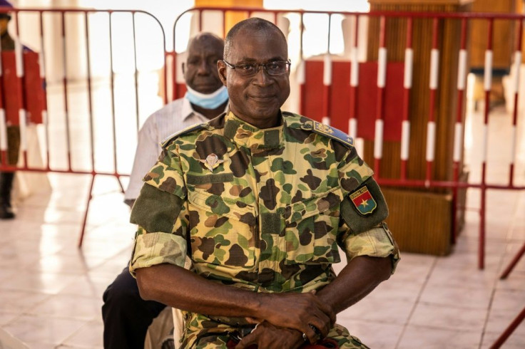 Accused: General Gilbert Diendere in the courtroom