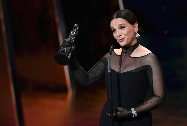 Award winner Juliette Binoche (pictured December 2019) takes the lead in "Between Two Worlds," a realist exploration of the gig economy with a largely non-professional cast
