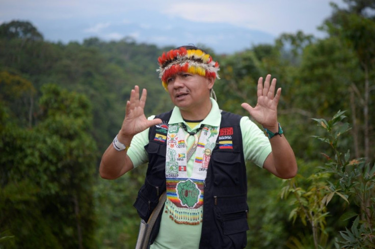 Gregorio Mirabal says indigenous people living in the Amazon basin are fighting to save the massive tropical rainforest and prevent a global "apocalypse"