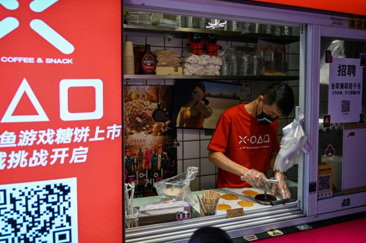 Many customers were excited to get their hands on dalgona, after watching the sugary snack on Squid Game