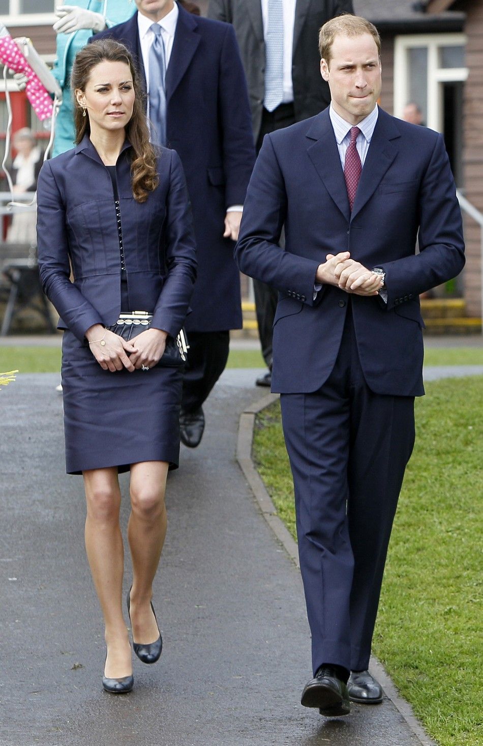 Britains Prince William and his Catherine