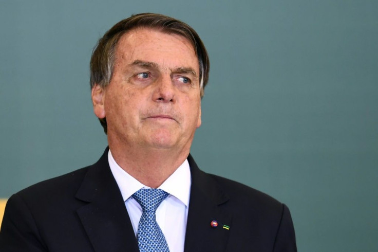 Brazilian President Jair Bolsonaro (pictured October 7, 2021) has repeatedly claimed that tests show he has a large number of coronavirus antibodies and thus does not need to be vaccinated, something experts dispute