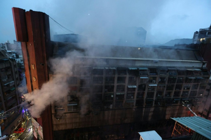 The blaze broke out in the 13-storey, mixed-use building in the small hours of Thursday morning