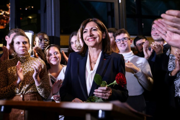 Paris Mayor Anne Hidalgo won more than 72 percent of votes from Socialist members to become the party's presidential candidate