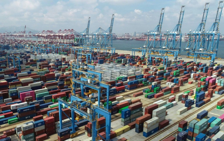 The megaports of Asia -- like this one in Qingdao -- have long operated on a 24-hour basis