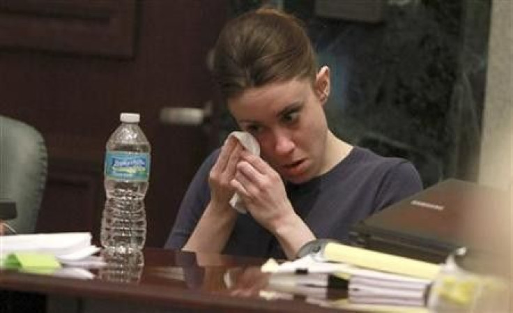 Casey Anthony listens to testimony about forensic evidence during her murder trial at the Orange County Courthouse in Orlando, Florida, June 10, 2011.