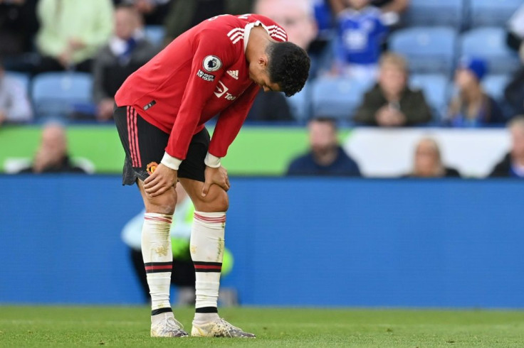 Cristiano Ronaldo could not prevent Manchester United losing 4-2 at Leicester
