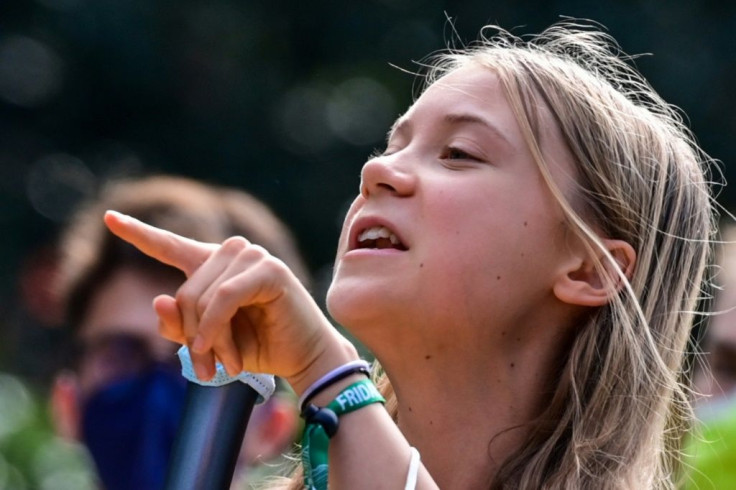 Thunberg said climate activists had to keep on 'pushing' for real change