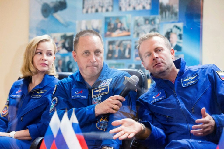 Actress Yulia Peresild, and film director Klim Shipenko, travelled to the ISS with veteran cosmonaut Anton Shkaplerov to film scenes for "The Challenge"