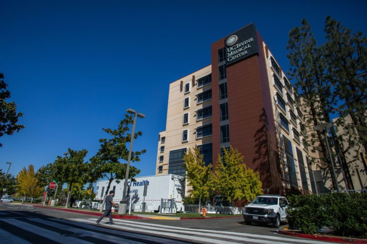 The University of California Irvine  Medical Center, where former president Bill Clinton was treated for an infection, is southeast of Los Angeles