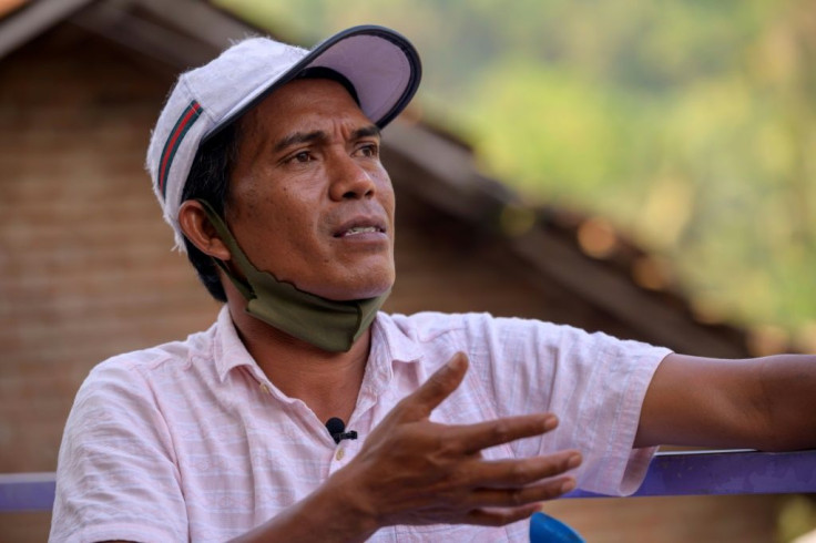 Edi Suriana said his sister-in-law, who used to run a stall close to where ash from Suralaya coal plant was dumped, died in after developing lung problems