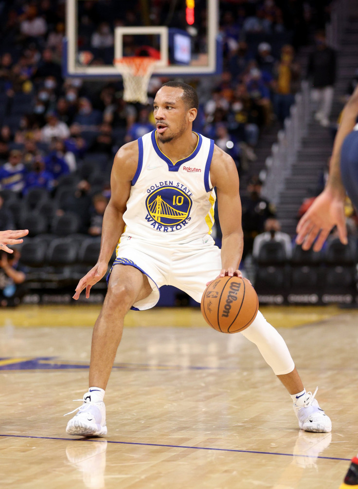 Avery Bradley #10 of the Golden State Warriors