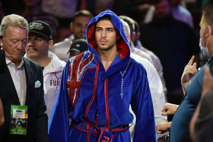 Tommy Fury prior to his fight with Anthony Taylor