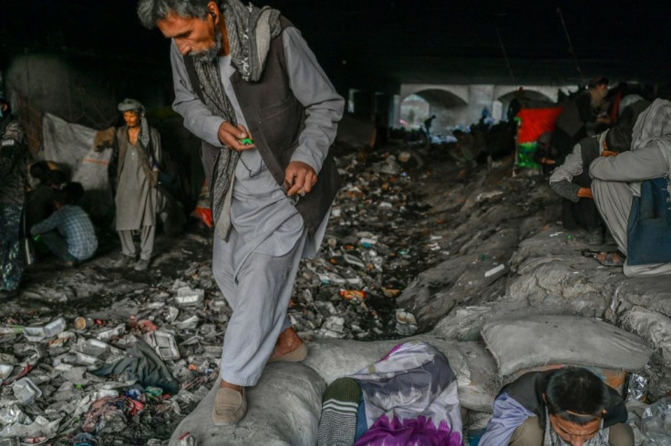 Since the Taliban overran Kabul, the frequency of raids on areas where addicts gather appears to have increased