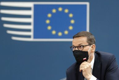 Polish PM Mateusz Morawiecki warned of "a very dangerous phenomenon whereby various European Union institutions usurp powers they do not have under the treaties and impose their will on member states"