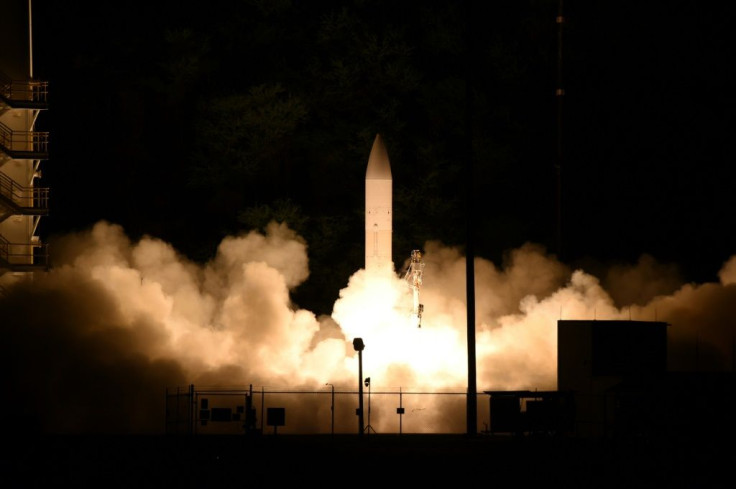 A hypersonic missile launches from Hawaii last year as part of the US testing programme. The test missile flew at more than five times the speed of sound