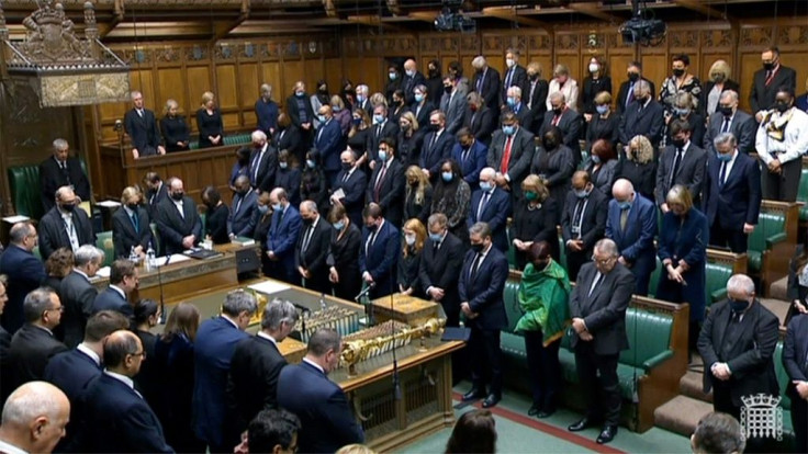 MPs packed the House of Commons for prayers and a minute's silence in memory of David Amess