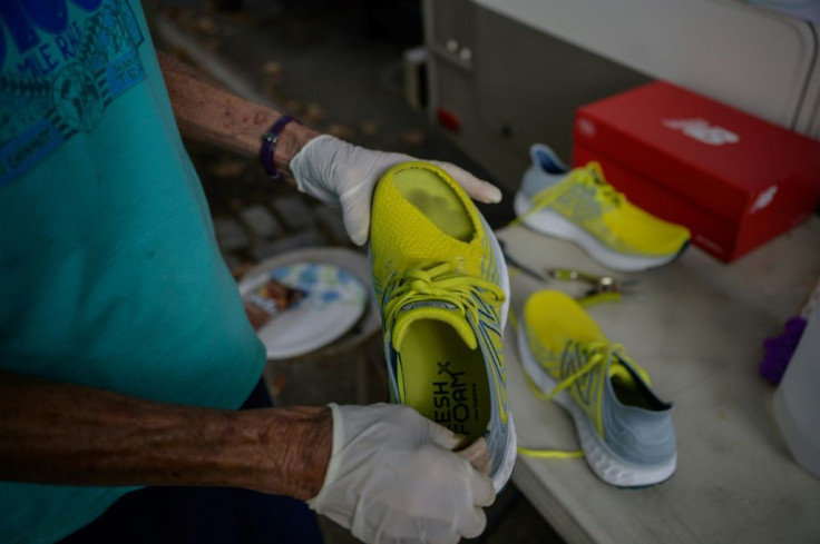 Runners can through up to 20 pairs of shoes during the in the 'Self-Transcendence 3100 Mile Race', the world's longest certified foot race, in New York