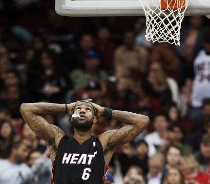 LBJ Choking?