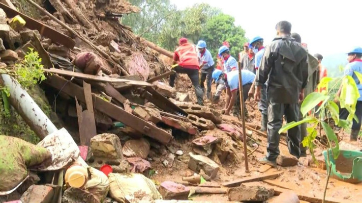 Rescue workers search for survivors in the southern Indian state of Kerala after at least 25 people were killed in landslides and floods triggered by heavy rains.