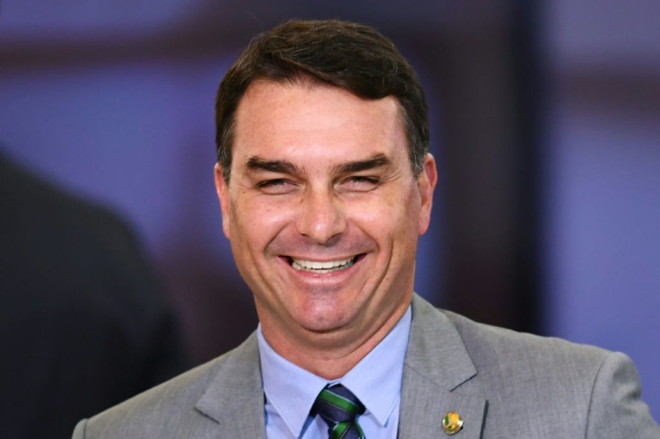 Brazilian Senator Flavio Bolsonaro, son of President Jair Bolsonaro, is also accused in the senate report of crimes linked to the government's handling of the coronavirus pandemic