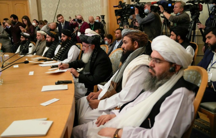 The talks in Moscow are one of the Taliban's most high-profile international meetings since seizing power in mid-August.