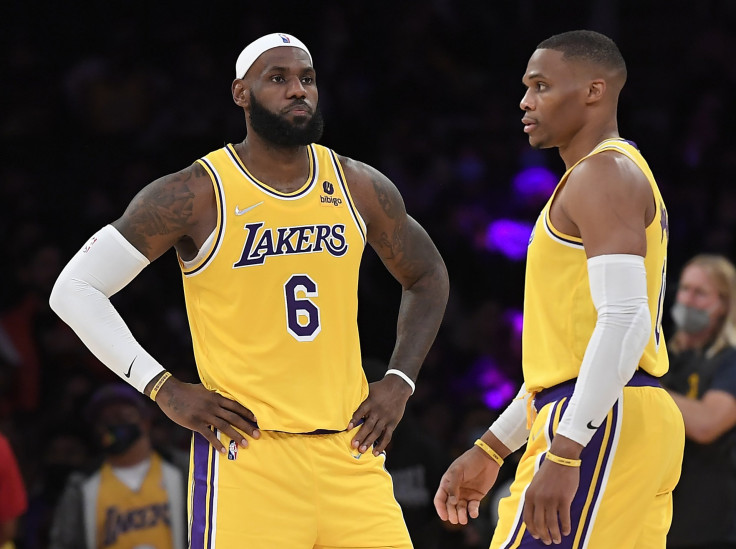 LeBron James Russell Westbrook Lakers 