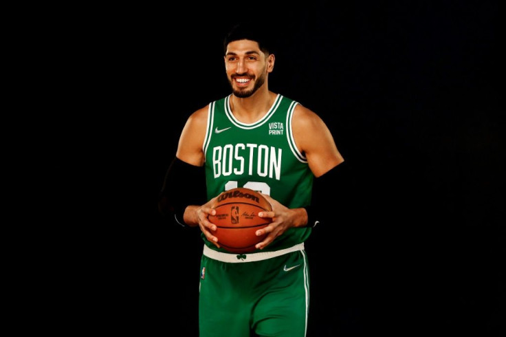 Enes Kanter, a center for the Boston Celtics, wrote on Twitter: 'Dear Brutal Dictator XI JINPING and the Chinese Government. Tibet belongs to the Tibetan people!'