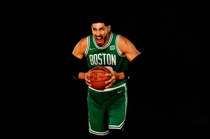 Boston Celtics player Enes Kanter, who has incurred China's wrath with comments about Beijing's policies in Tibet