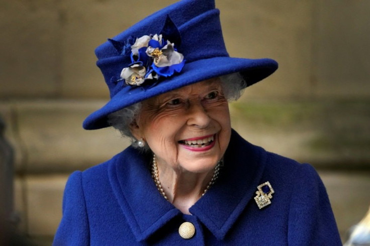 Britain's Queen Elizabeth II, pictured on October 12, 2021, was said already to be back at her desk and undertaking light duties, after spending the night in hospital
