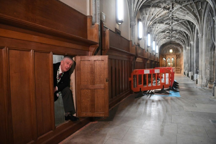 A 360-year-old blocked passageway was rediscovered during renovation work last year