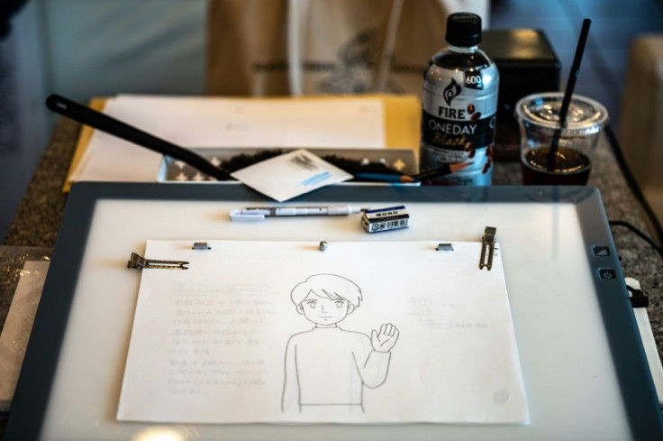 Most in-betweeners in Japan are freelance or part-time, with only 18 percent holding full-time positions, and 80 percent of in-between work is sent abroad