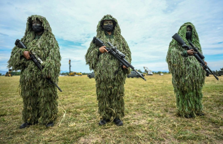 The Colombian army said it had killed 10 dissidents mebers of the FARC guerilla group in a shootout