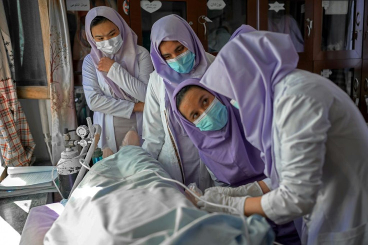The teachers at the midwifery college in Maidan Shar have continued working for the sake of mothers and babies in the rural community despite the danger to their lives