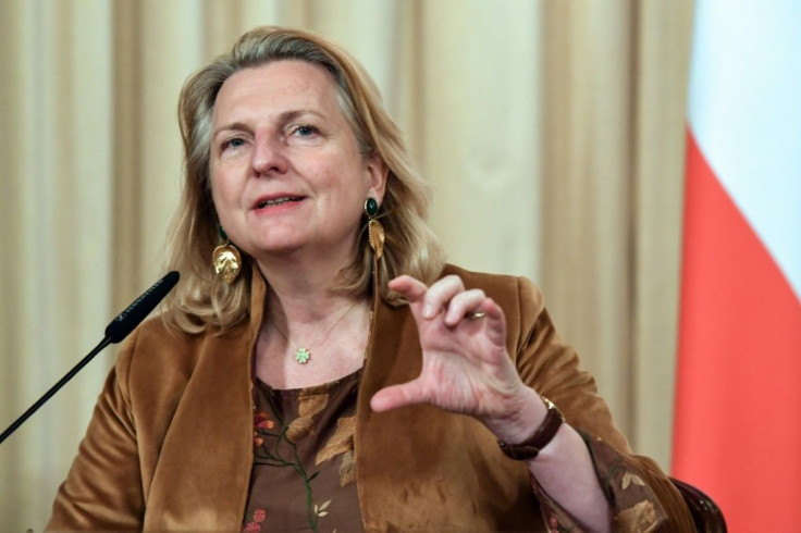 Former Austrian Foreign Minister Karin Kneissl said that when she took office in 2017 and made huge cuts to the ministry's ad budget 'many were horrified'