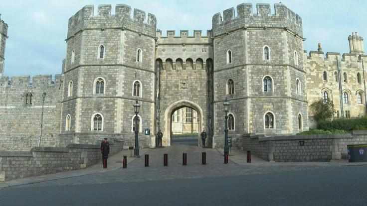 Images of Windsor Castle  after the queen returned there after having "attended hospital on Wednesday afternoon for some preliminary investigations," according to Buckingham Palace.