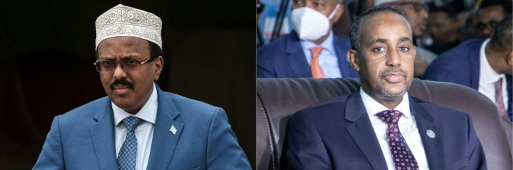 The bitter power struggle between Farmajo (L) and Roble (R) became public in September