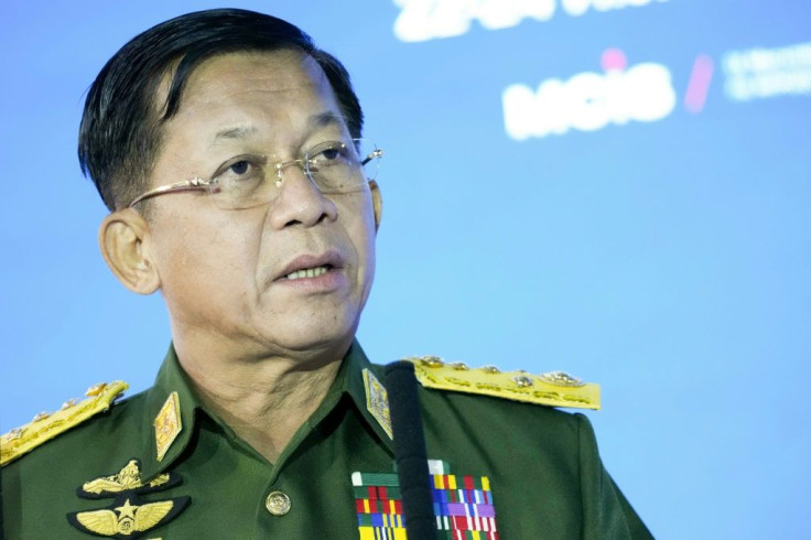 Commander-in-Chief Min Aung Hlaing seized power in a February coup