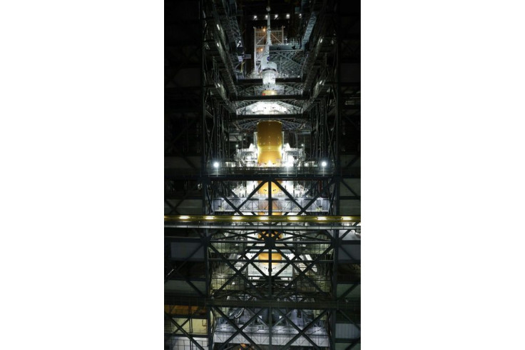 NASA achieved a major milestone when it stacked the Orion crew capsule atop its Space Launch System megarocket