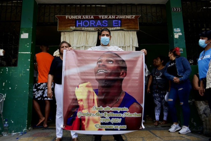 Ecuadorian Olympic sprinter Alex QuiÃ±onez, 32, was killed in the port city of Guayaquil on Friday night