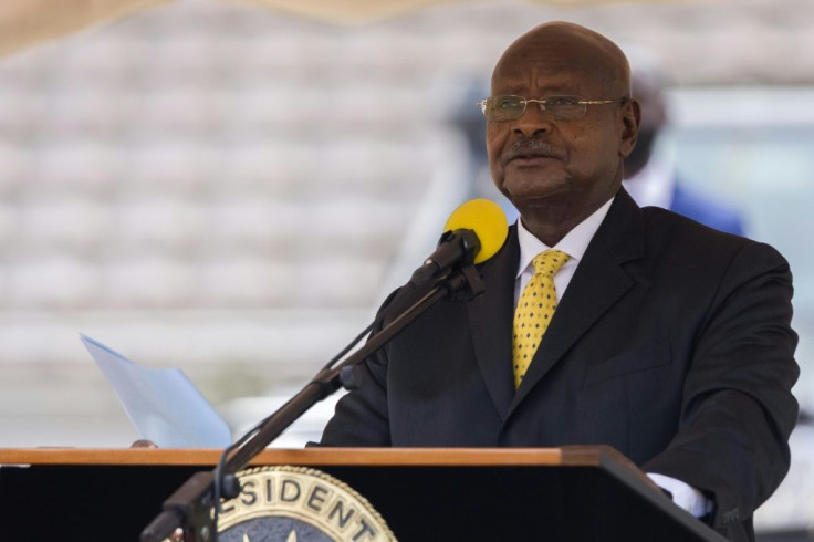 Ugandan President Yoweri Museveni said the Kampala blast "seems to be a terrorist act but we shall get the perpetrators"