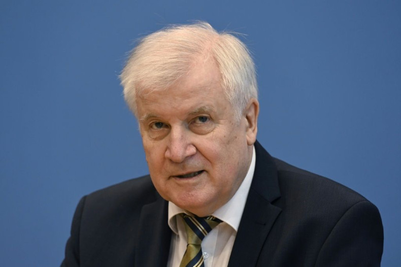 German Interior Minister Horst Seehofer (pictured October 21, 2021) said that 800 police had already been deployed on the German-Polish border to help deal with a recent increase in migrants crossing into Germany from Belarus
