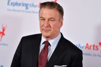 Actor Alec Baldwin, pictured in April 2019, has spoken of his heartbreak after the on-set killing of cinematographer Halyna Hutchins