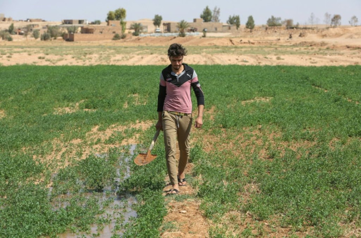 The village is just around 10 kilometres from the Ain al-Asad airbase, one of the country's largest