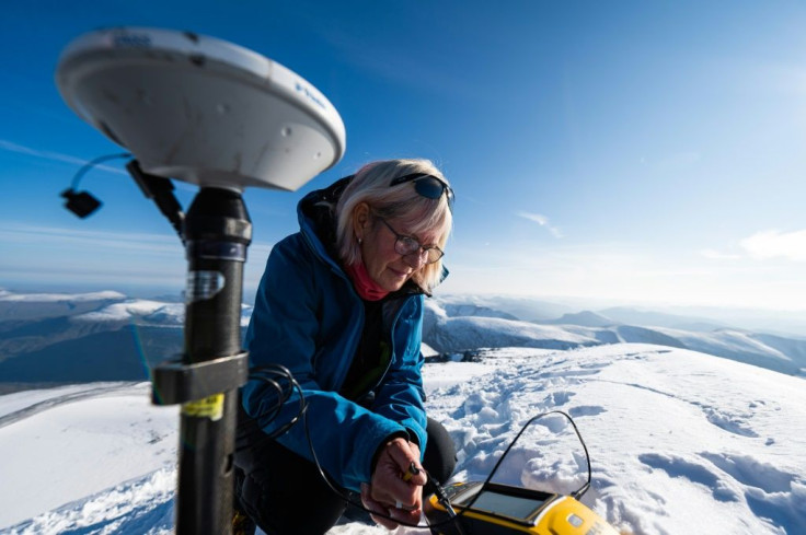 Glacial researcher Ninis Rosqvist, 61, sees the impact of a warming climate first-hand on the south glacial peak of the Kebnekaise massif
