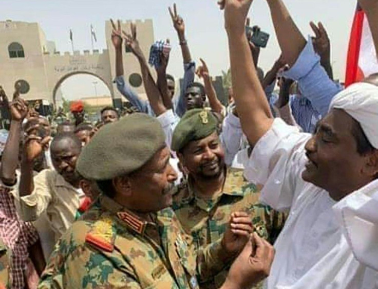 Hours before Burhan was named as Sudan's military ruler in April, 2019 he was seen talking to protesters taking part in a long-running sit-in outside army headquarters in Khartoum