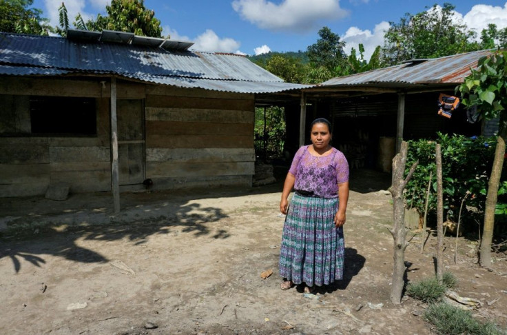 Sonia Choc has turned to growing vegetables and rearing chickens, but many others have left to find work