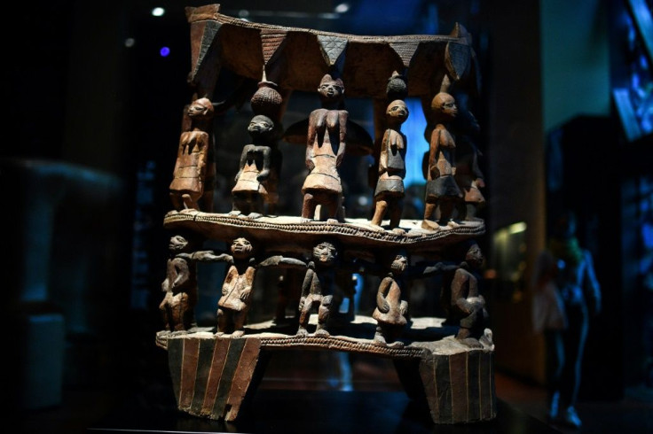The treasures are from the kingdom of Dahomey in the south of present-day Benin