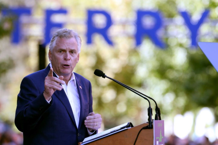 Virginia Democratic gubernatorial candidate Terry McAuliffe is facing a difficult election